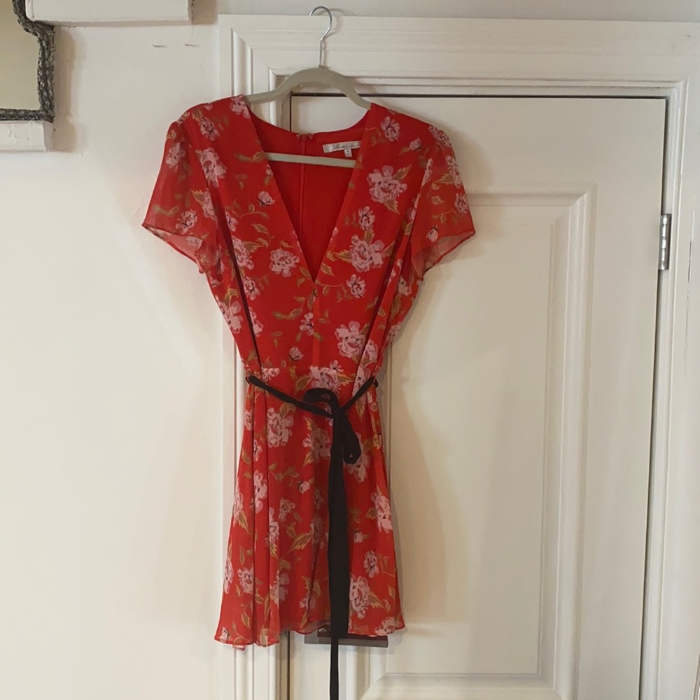 Red Lovers & Friends Floral Dress